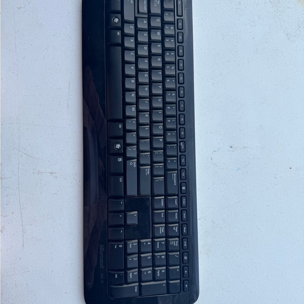Microsoft Black Wireless Keyboard